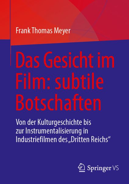 Produktbild: Das Gesicht im Film: subtile Botschaften