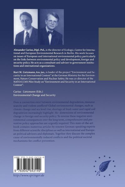 Produktbild: Environmental Change and Security