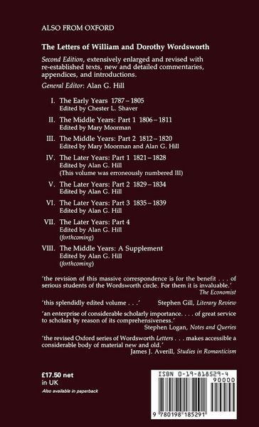 Produktbild: The Letters of William Wordsworth
