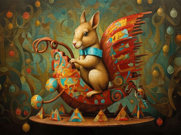 Produktbild: CALVENDO Puzzle Zirkuszauber mit Fantasie | 1000 Teile Lege-Gr&ouml;&szlig;e 64x48cm Foto-Puzzle f&uuml;r gl&uuml;ckliche Stunden