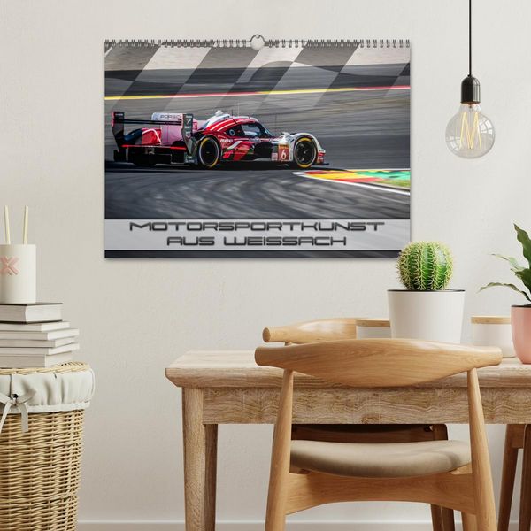 Produktbild: Motorsportkunst aus Weissach (Wandkalender 2026 DIN A3 quer), CALVENDO Monatskalender