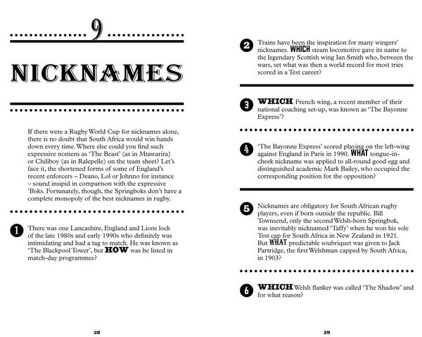 Produktbild: The Strangest Rugby Quiz Book