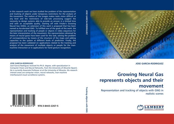 Produktbild: Growing Neural Gas represents objects and their movement