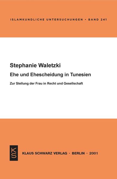 Produktbild: Ehe und Ehescheidung in Tunesien