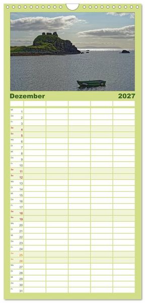 Produktbild: Familienplaner 2027 - Islay und das "Wasser des Lebens" mit 5 Spalten (Wandkalender, 21 x 45 cm) CALVENDO