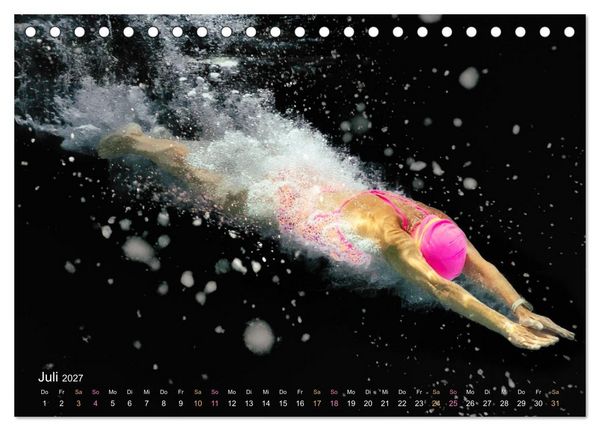 Produktbild: SCHWIMMGL&Uuml;CK (Tischkalender 2027 DIN A5 quer), CALVENDO Monatskalender