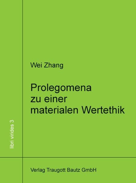Produktbild: Prolegomena zu einer materialen Wertethik