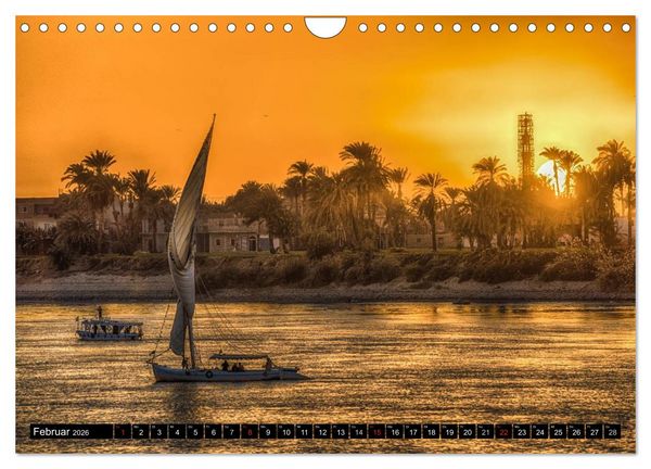 Produktbild: Abenteuer auf dem Nil. Eine Reise von Luxor nach Abu Simbel (Wandkalender 2026 DIN A4 quer), CALVENDO Monatskalender