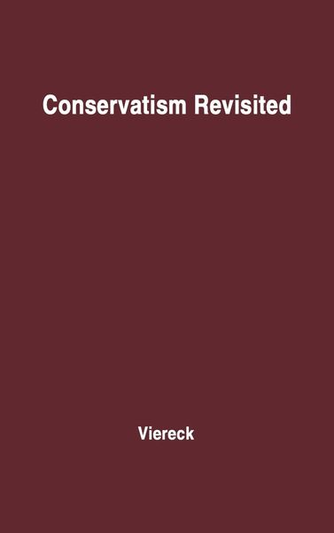 Produktbild: Conservatism Revisited.