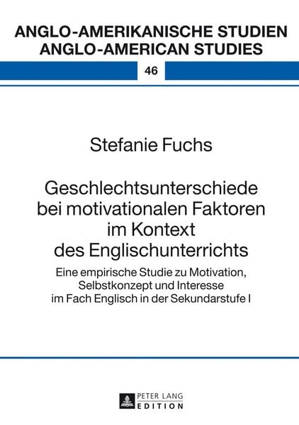 Produktbild: Geschlechtsunterschiede bei motivationalen Faktoren im Kontext des Englischunterrichts