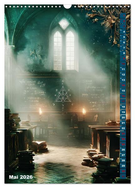 Produktbild: Umbrae Libri (Wandkalender 2026 DIN A3 hoch), CALVENDO Monatskalender