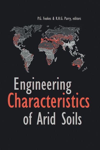 Produktbild: Engineering Characteristics of Arid Soils
