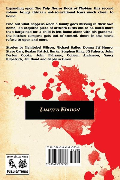 Produktbild: The Pulp Horror Book of Phobias, Vol II