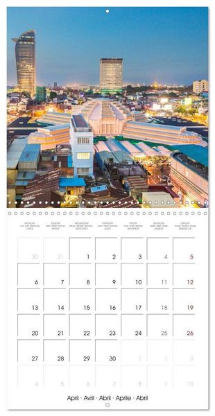 Produktbild: CAMBODIA Amazing Planet (Wall Calendar 2026 12 &times; 12 Inch) CALVENDO 12 Month Wall Calendar