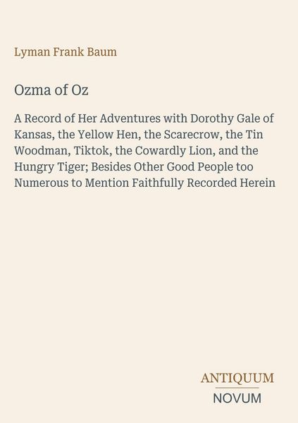 Produktbild: Ozma of Oz