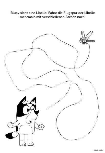 Produktbild: Bluey: Mein lustiger Kindergartenblock