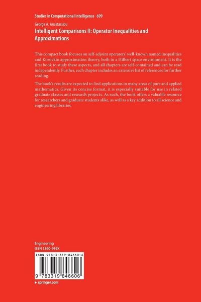 Produktbild: Intelligent Comparisons II: Operator Inequalities and Approximations