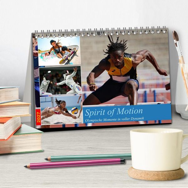 Produktbild: Spirit of Motion (Tischkalender 2027 DIN A5 quer), CALVENDO Monatskalender