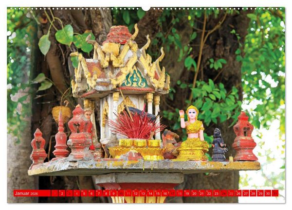 Produktbild: Asien Geisterh&auml;uschen (Wandkalender 2026 DIN A2 quer), CALVENDO Monatskalender