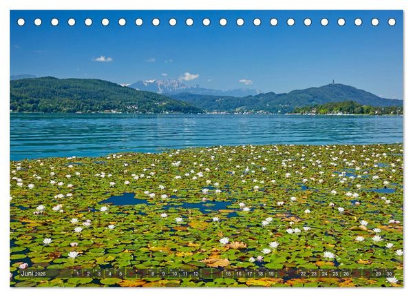 Produktbild: Der W&ouml;rthersee - &Ouml;sterreichs Riviera (Tischkalender 2026 DIN A5 quer), CALVENDO Monatskalender