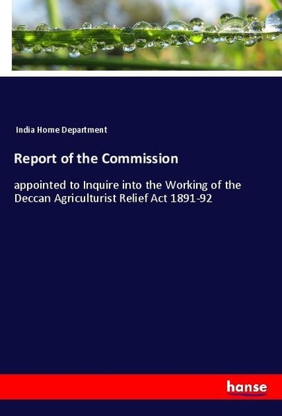 Produktbild: Report of the Commission