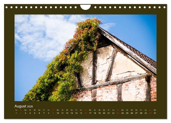 Produktbild: Fachwerk in Nordhessen (Wandkalender 2026 DIN A4 quer), CALVENDO Monatskalender