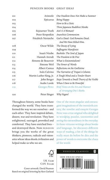 Produktbild: Brief Notes on the Art and Manner of Arranging One's Books