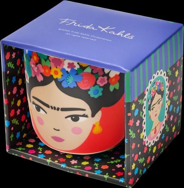 Produktbild: Fiesta del Sol Kaffeebecher Frida Kahlo, 350 ml