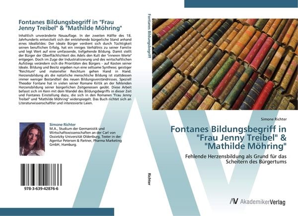 Produktbild: Fontanes Bildungsbegriff in "Frau Jenny Treibel" & "Mathilde M&ouml;hring"