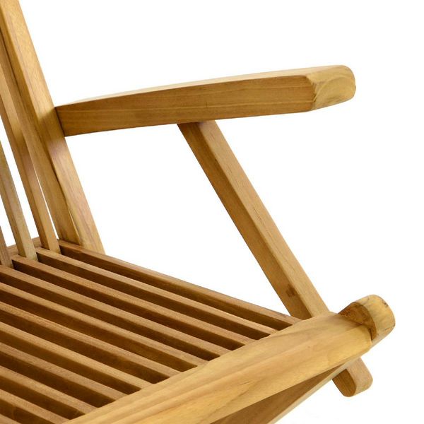 Produktbild: 4er Gartenstuhl Hochlehner Klappstuhl Holz Teak