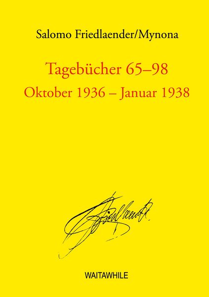 Produktbild: Tageb&uuml;cher 65 - 98