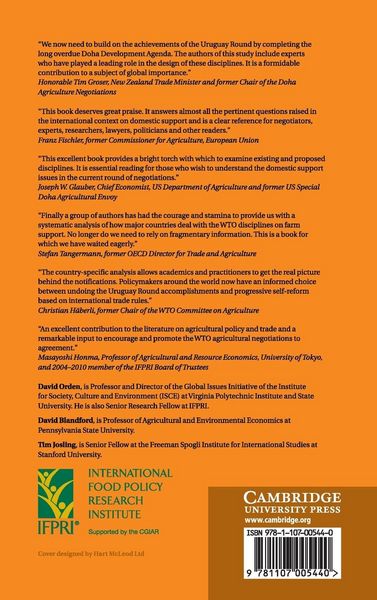 Produktbild: WTO Disciplines on Agricultural Support