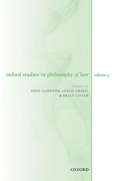 Produktbild: Oxford Studies in Philosophy of Law Volume 3
