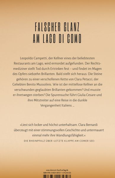Produktbild: Schwarze Brillanten am Comer See