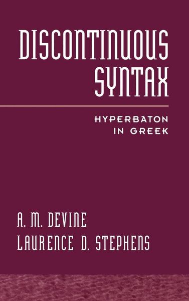 Produktbild: Discontinuous Syntax