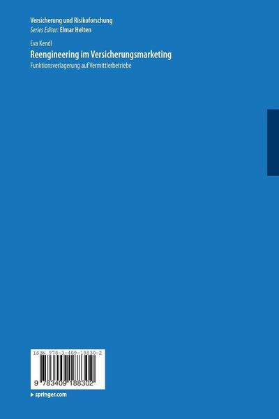 Produktbild: Reengineering im Versicherungsmarketing