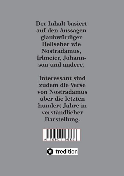 Produktbild: Die Schrecken der Endzeit