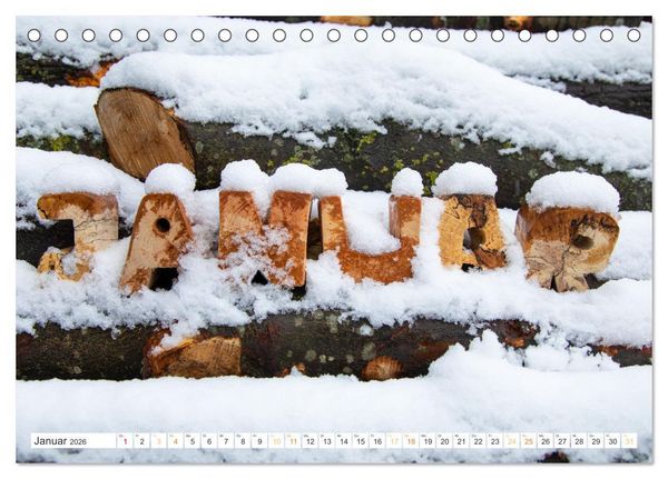 Produktbild: Holz, ein fantastischer Rohstoff. (Tischkalender 2026 DIN A5 quer), CALVENDO Monatskalender