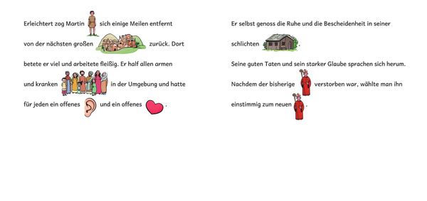 Produktbild: Einer, der seinen Mantel teilte ... Die Geschichte von Sankt Martin in Bildw&ouml;rtern