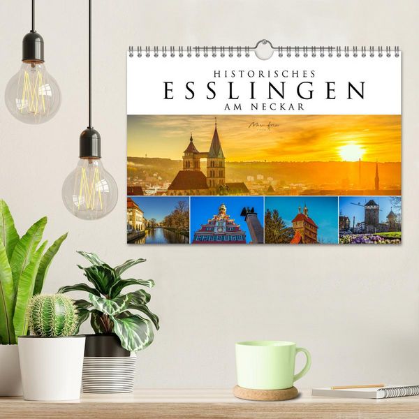 Produktbild: Historisches Esslingen am Neckar 2026 (Wandkalender 2026 DIN A4 quer), CALVENDO Monatskalender