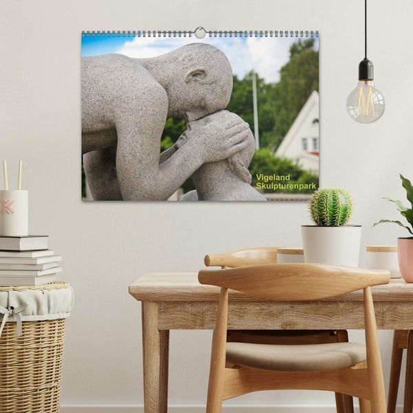Produktbild: Vigeland (Wandkalender 2026 DIN A3 quer), CALVENDO Monatskalender