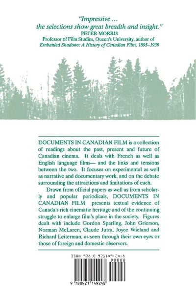 Produktbild: Documents in Canadian Film