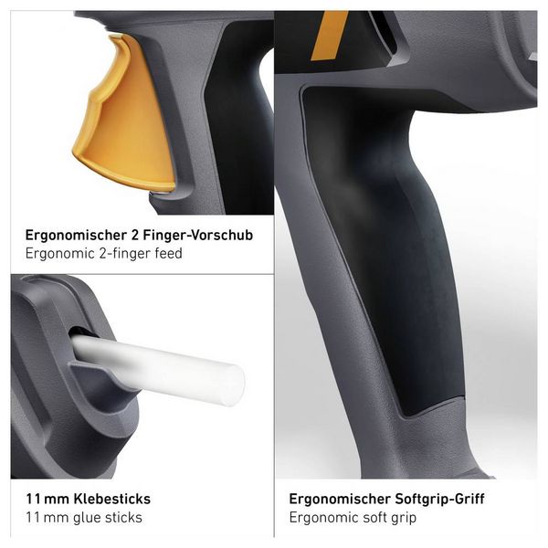 Produktbild: Steinel GLUEMATIC 3011 Hei&szlig;klebepistole 11mm 45W 230V 1St.