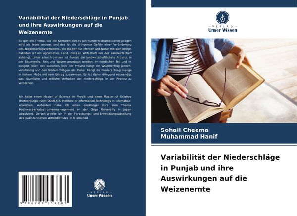 Produktbild: Variabilit&auml;t der Niederschl&auml;ge in Punjab und ihre Auswirkungen auf die Weizenernte