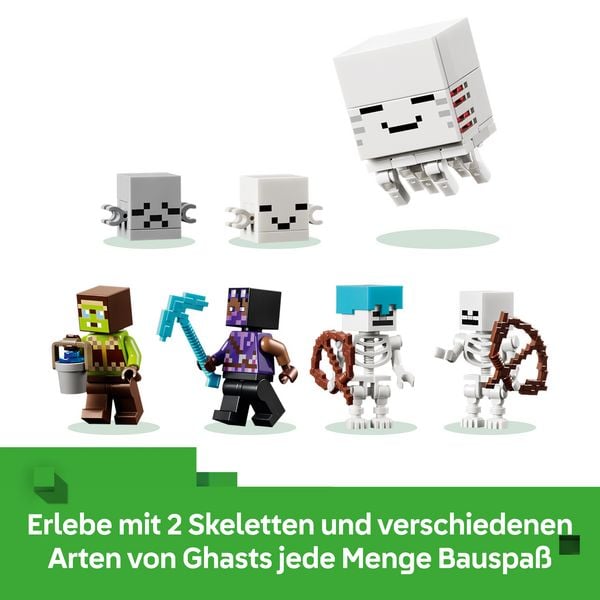 Produktbild: LEGO Minecraft 21597 Ghast-Station, Spielzeug f&uuml;r Gamer, Spielset ab 9