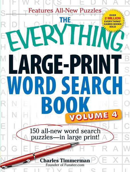 Produktbild: The Everything Large-Print Word Search Book, Volume IV