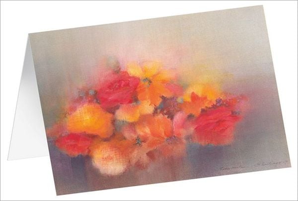 Produktbild: Kunstkarten-Set "Blumengr&uuml;&szlig;e"