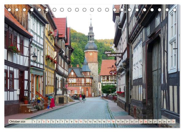 Produktbild: Reise durch Ostdeutschland (Tischkalender 2026 DIN A5 quer), CALVENDO Monatskalender