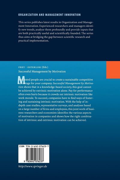 Produktbild: Successful Management by Motivation