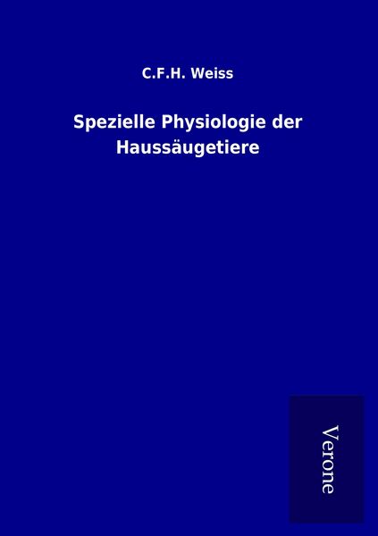 Produktbild: Spezielle Physiologie der Hauss&auml;ugetiere